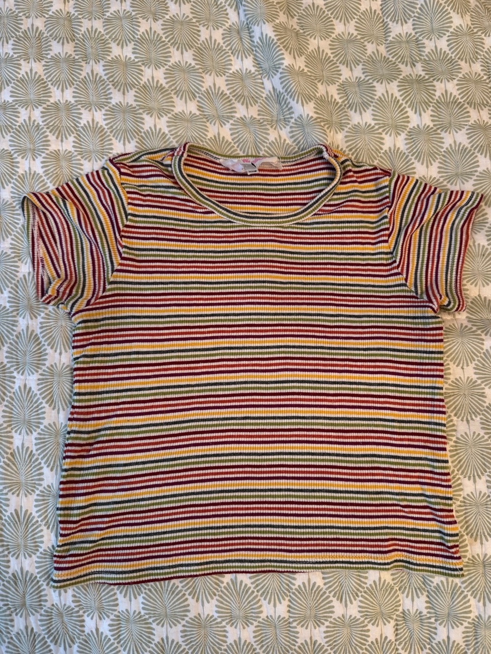 Multicolor Striped Baby Tee